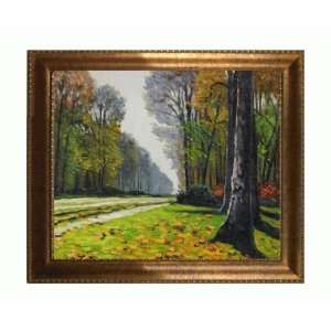 Monet Paintings The Road to Bas Breau, Fontainebleau with El Dorado 