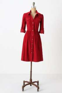 Anthropologie   Refined Cord Shirtdress  