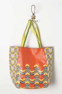 Staggered Chevrons Tote   Anthropologie