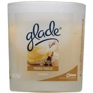 Glade jar Candle French Vanilla 4 oz (Quantity of 5 