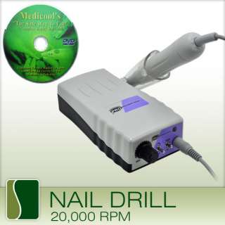 NEW Medicool Nail FILE Machine COMPLETE Acrylic Manicure Drill Sand 