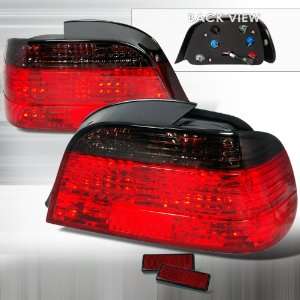  95 01 BMW E38 4DR TAIL LIGHTSSMOKE CLR Automotive