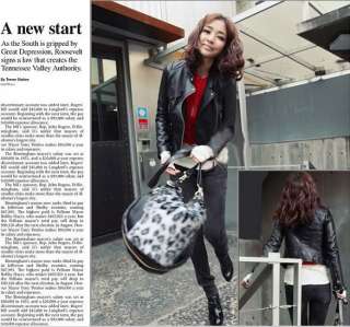 Women Korean Faux Leather Zipper Decorated Slim Soft Jacket Black K062 