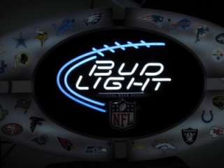 Bud Light Beer NFL Football HUGE 4 Allstar ALL TEAMS Logo Neon Bar 