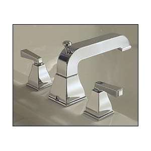   Polished Brass Town Square Double Handle Roman Tub Filler Faucet with