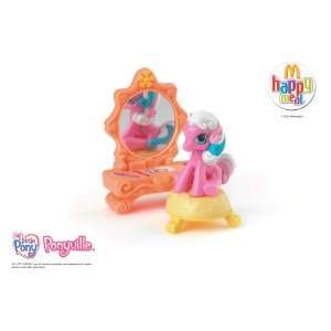 McDonalds 2007 My Little Pony Toy #8 Cotton Candy With 