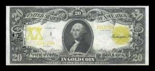 1906 $20 GOLD CERTIFICATE KEY Fr.1184 STRONG INVESTMENT GRADE  