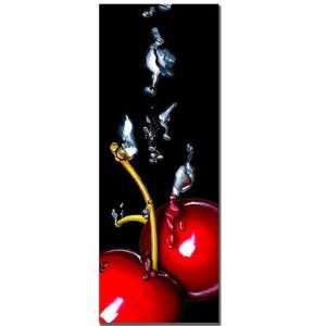  Trademark Global Cherry Splash by Roderick Stevens, Canvas 