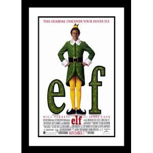  Elf 20x26 Framed and Double Matted Movie Poster   Style A 
