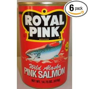 Royal Pink Wild Alaska Pink Salmon Net Wt 14.75 Oz (Pack of 6)