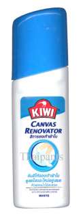KIWI Sport SHOE POLISH SHINES Canvas Renovator   White  
