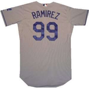   Dodgers Manny Ramirez Cool Base Authentic Road Jersey Sports
