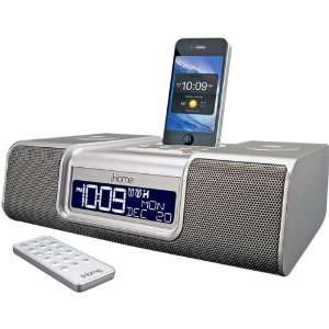   Dual Alarm Clock Radio with AM/FM Stereo System for iPod/iPhone