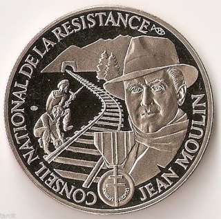 WW II JEAN MOULIN Superb French Resistance Medal  