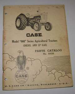 ORIGINAL Case 900 Diesel & LP Tractor Parts Catalog  