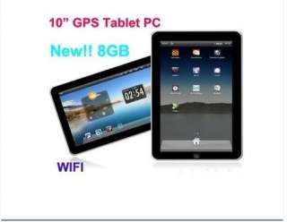   10.2 Google Android 2.2 Touchscreen MID Tablet PC Support 3G WiFi GPS