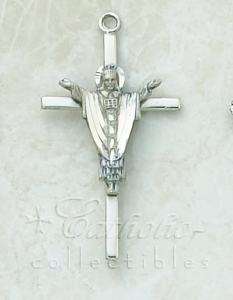 CREED Sterling Silver Fine Risen Christ Crucifix NEW  
