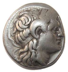 KINGS of THRACE. Lysimachos. 305 281 BC. AR Tetradrachm  