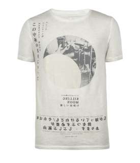 Lunar S/s Cut Collar, Men, Graphic T Shirts, AllSaints Spitalfields