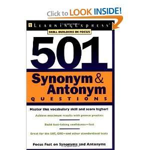  501 Synonym & Antonym Questions (Skill Builder in Focus 