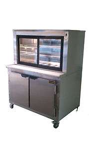   Steel Refrigerated Upright Pass Through Display Pie Case  
