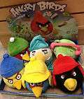 angry birds winter limited edition plush toys with hats set