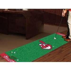  Cleveland Indians Golf Putting Green Runner Area Rug 