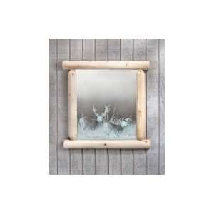   Wilderness Decorative Wall Mirror with Etching