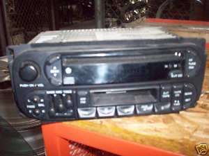 1999 CHRYSLER 300M AM FM CASSETTE,CD PLAYER  