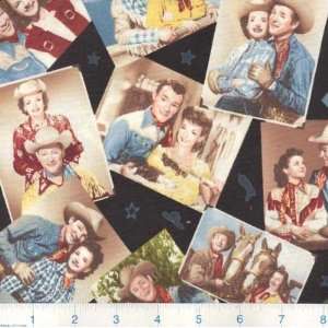  45 Wide Happy Trails Roy & Dale Photos Fabric By The 