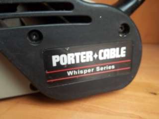 PORTER CABLE BELT SANDER MODEL # 362VS + 34 Sand Paper Belts 100 grit 