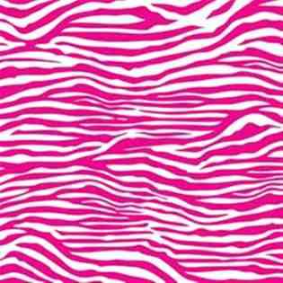   Single Sided Cardstock 12X12   Hot Pink & White Zebra 