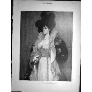    Portrait Lady Beautiful Richard Jack Fine Art 1898