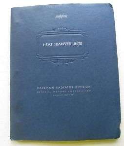 GMC Harrison Radiator Heat Transfer Units Catalog 40s+  