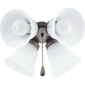 Air Pro Platinum Mist Ceiling Fan Light Kit Progess Lighting P2610 04
