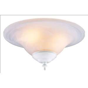    E12 Economy Light Kit Budget Alabaster Swirl Ceiling Fan Light Kit