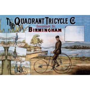 Quadrant Tricycle Company   Poster (18x12) 