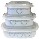 Corelle Coordinates Microwave Cookware and Storage Set with Country 