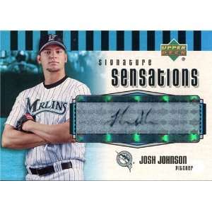   Josh Johnson Autographed/Hand Signed 2006 Upper Deck Card Sports
