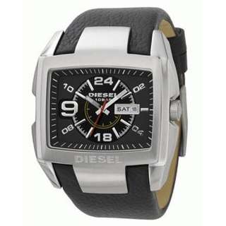 Diesel DZ1215 watch designed for Men having Black dial and Leather 