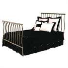 Grace Sleigh Bed with Frame   Metal Finish Gun Metal, Size Full