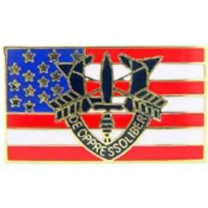  American Special Forces Flag Pin 1 Arts, Crafts & Sewing