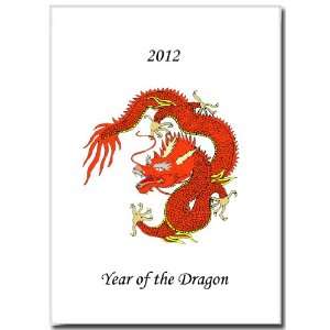  5x7 Year of the Dragon Print 2012 (Red)