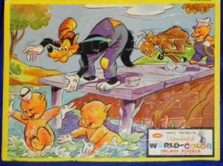 Walt Disneys World of Color Puzzle 3 Little Pigs & Fox  