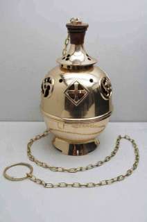 Very nice single chain Censer (Thurible) + Chalice co. +  