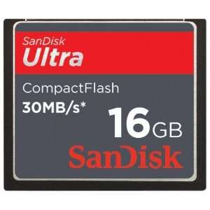  Sandisk 16GB Ultra CF memory card   30MB/s 200x (SDCFH 
