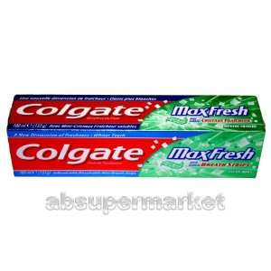  Colgate Fluoride Toothpaste Max Fresh w/ Mini Breath 