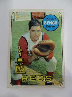1969 Topps #95 Johnny Bench NM/MT Baseball Reds *12  