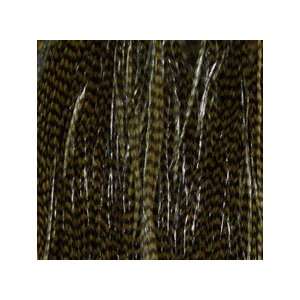  Olive Green Grizzly Feather Hair Extension Beauty