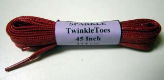 Pair 45 Red Twinkle Toes Shoelaces shoestrings  